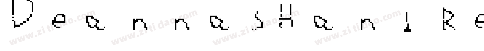 DeannasHand Regular字体转换